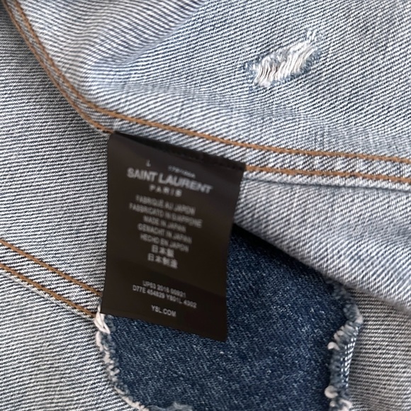 Saint Laurent Sweet Dreams Denim Jacket - Picture 5 of 8